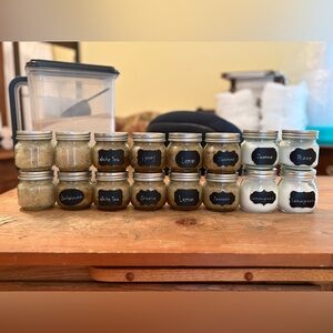 Homemade Sugar Scrubs & Bath Salt Soaks – 8 oz Glass Jars (Bundle Deal)